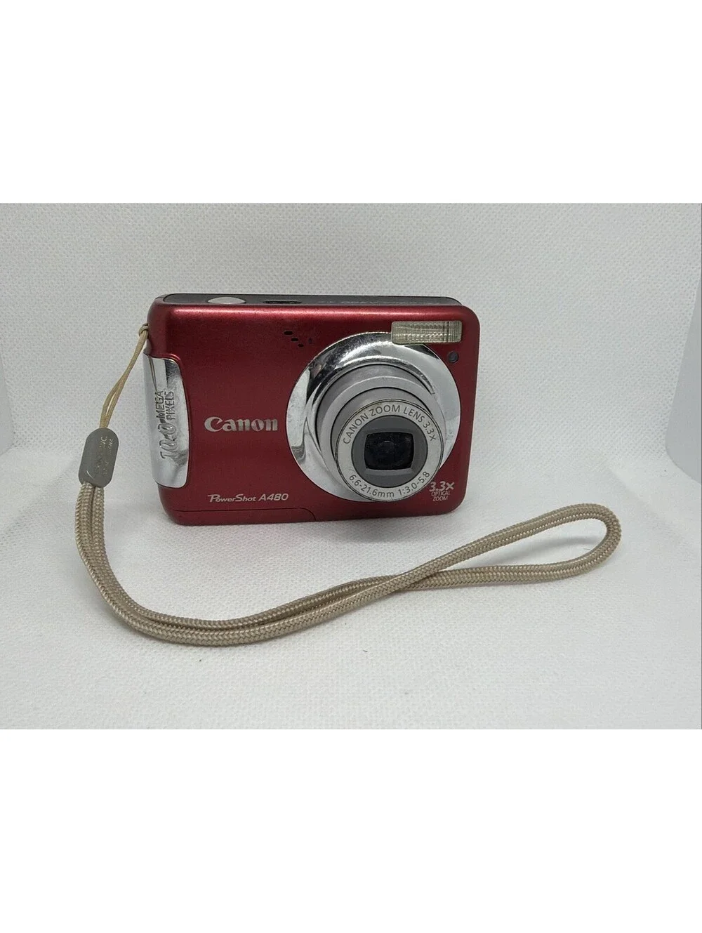 Canon Powershot A480 Digital Camera 10MP 3.3x Optical Zoom Retro Working
